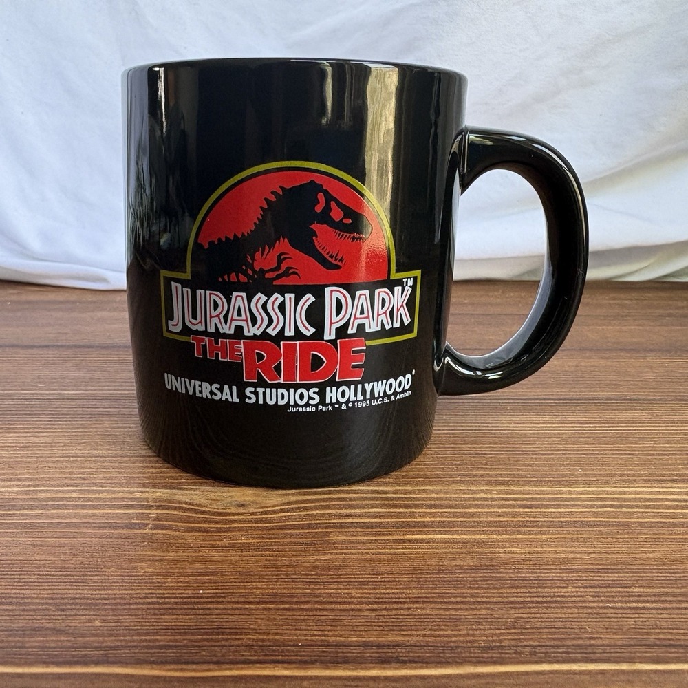 1995 Jurassic Park The Ride‎ Mug Universal Studios Hollywood